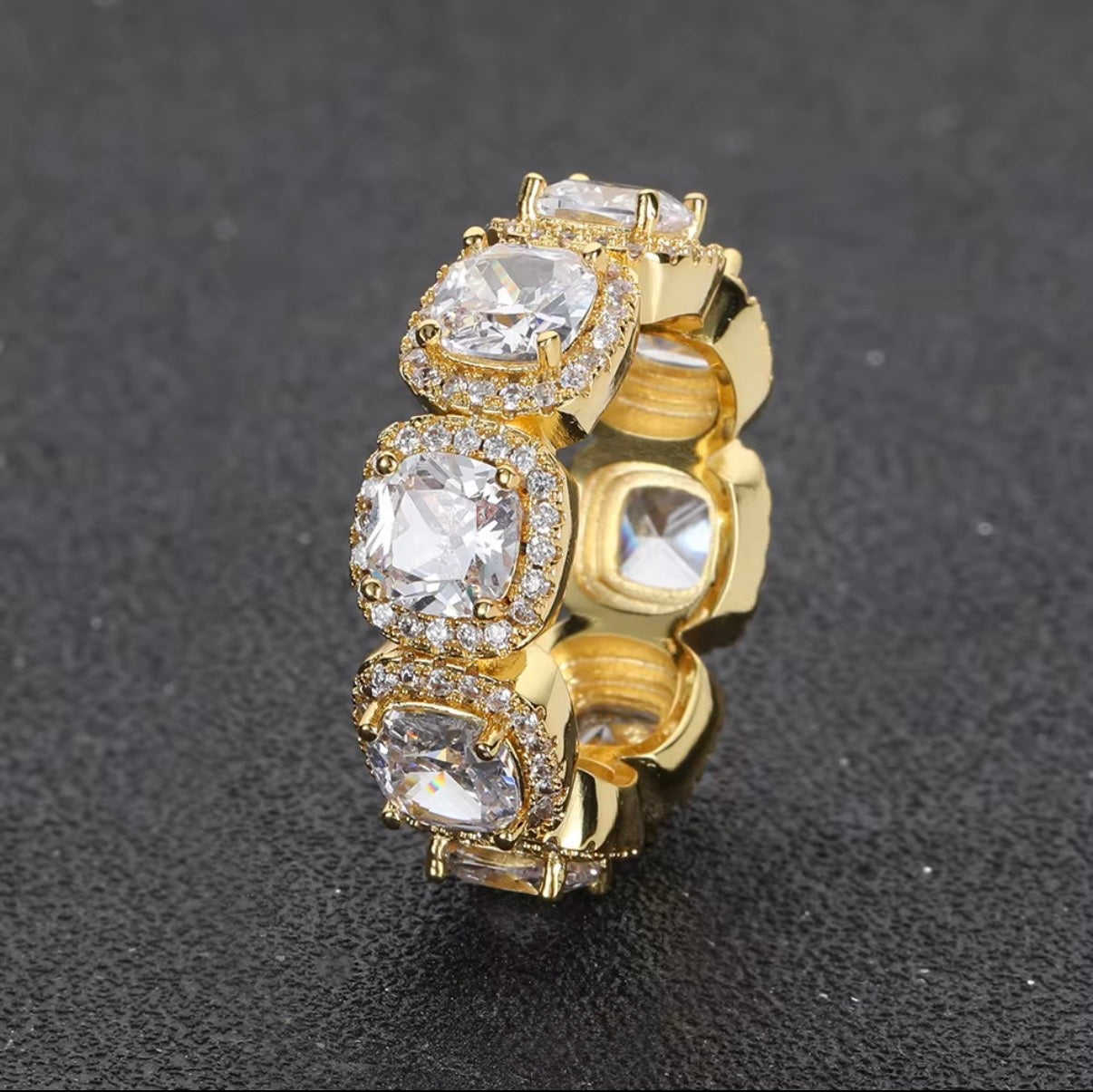 Elegant Moissante rings silver/gold