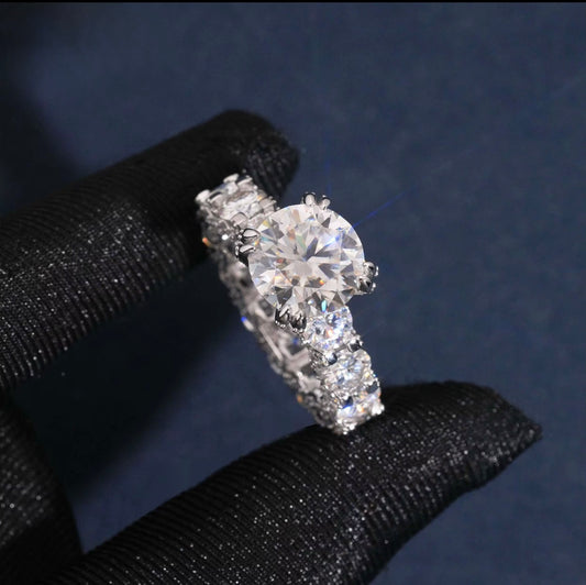 Eternity Moissanite Diamond ring