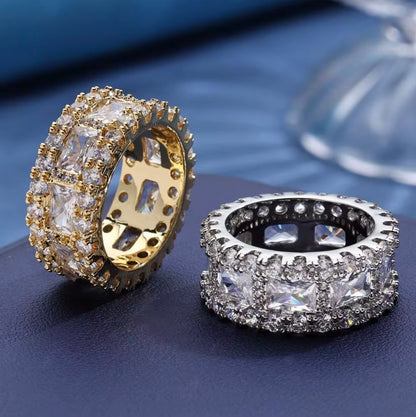Moissanite Diamond unisex ring