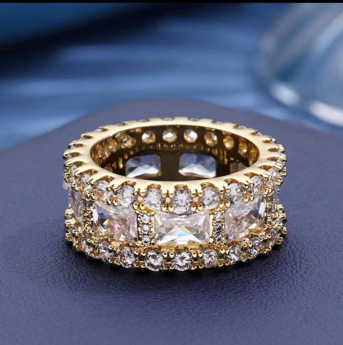 Moissanite Diamond unisex ring