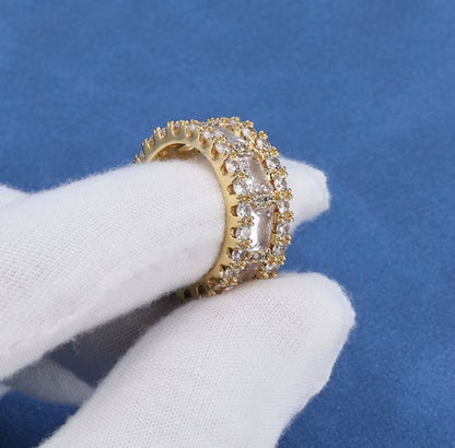 Moissanite Diamond unisex ring
