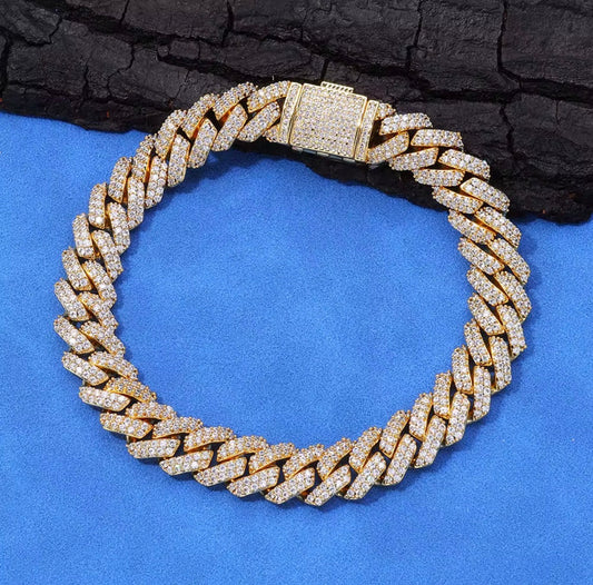 Iced out Cuban braclet 10mm