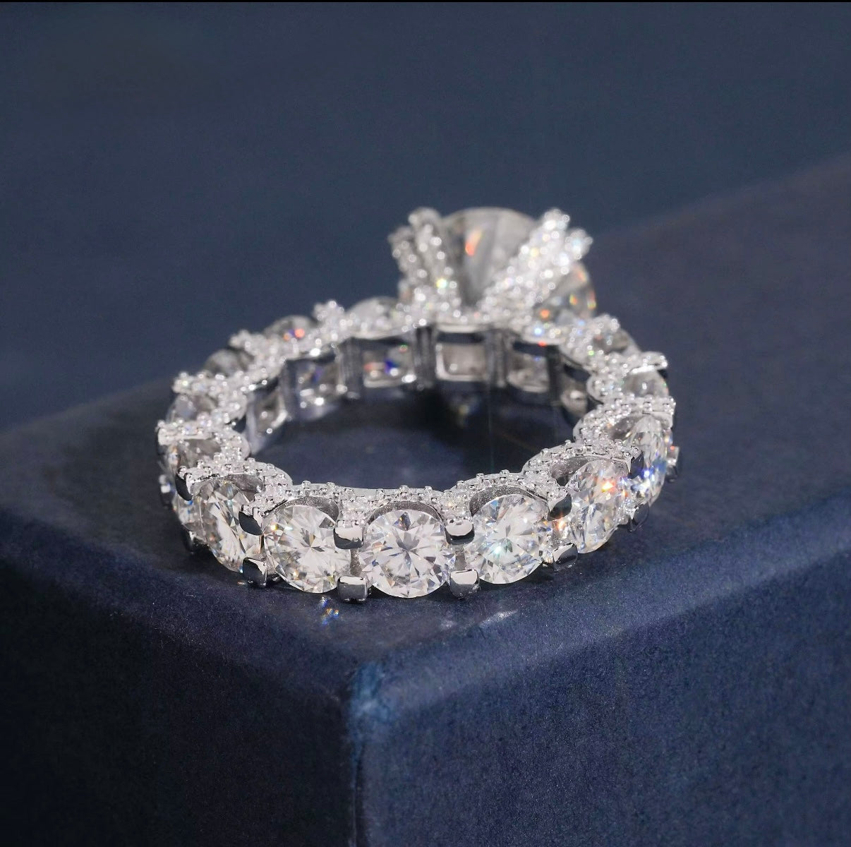 Eternity Moissanite Diamond ring