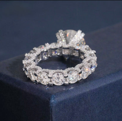 Eternity Moissanite Diamond ring