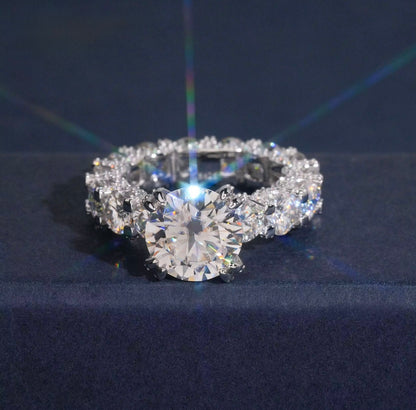 Eternity Moissanite Diamond ring